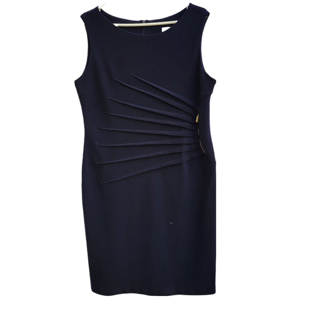 Joseph Ribkoff Black Sunburst Pattern Dress